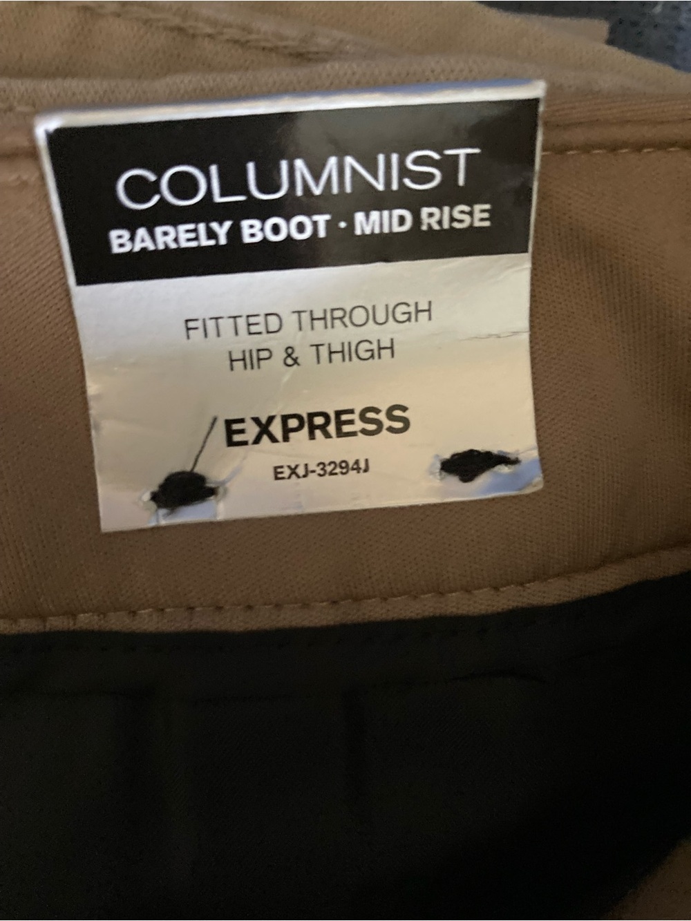 Express Columnist Barely Boot Pants Size 8R - Picture 6 of 11